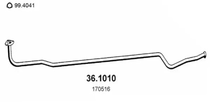 Трубка ASSO 36.1010