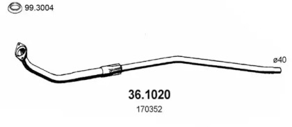 Трубка ASSO 36.1020