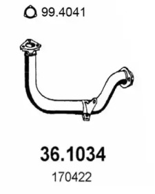 Трубка ASSO 36.1034