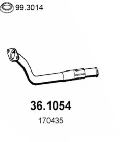 Трубка ASSO 36.1054