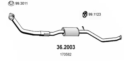 Амортизатор ASSO 36.2003