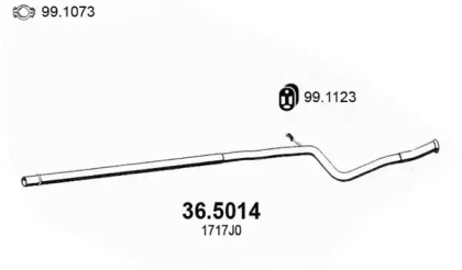 Трубка ASSO 36.5014