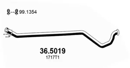 Трубка ASSO 36.5019