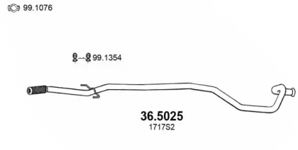 Трубка ASSO 36.5025