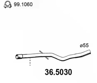 Трубка ASSO 36.5030