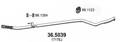 Трубка ASSO 36.5039