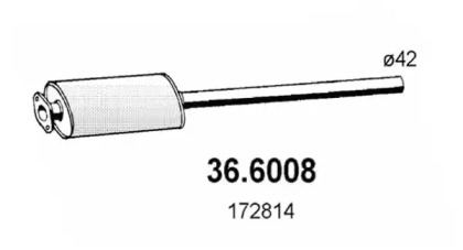 Амортизатор ASSO 36.6008