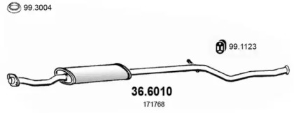 Амортизатор ASSO 36.6010