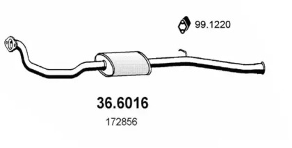 Амортизатор ASSO 36.6016