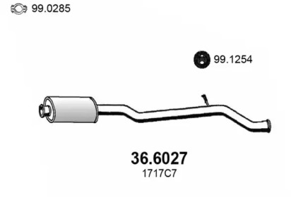 Амортизатор ASSO 36.6027