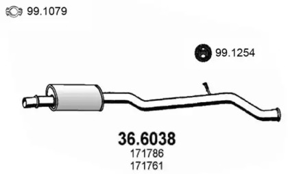 Амортизатор ASSO 36.6038