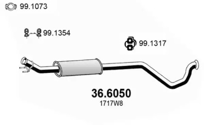 Амортизатор ASSO 36.6050