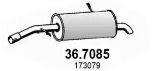 Амортизатор ASSO 36.7085