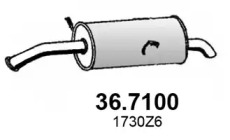 Амортизатор ASSO 36.7100