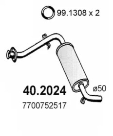 Амортизатор ASSO 40.2024