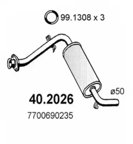 Амортизатор ASSO 40.2026