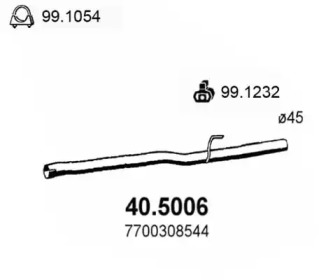 Трубка ASSO 40.5006