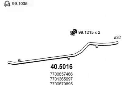 Трубка ASSO 40.5016