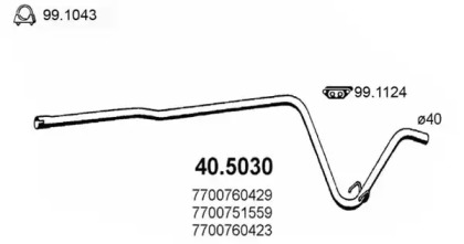 Трубка ASSO 40.5030