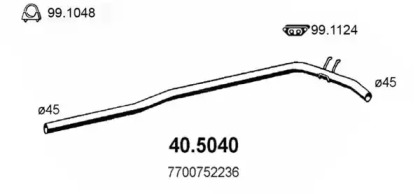 Трубка ASSO 40.5040