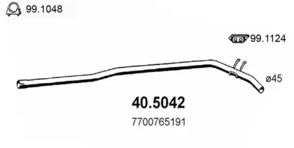 Трубка ASSO 40.5042