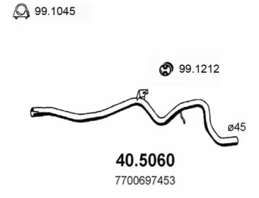 Трубка ASSO 40.5060