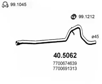 Трубка ASSO 40.5062