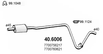 Амортизатор ASSO 40.6006