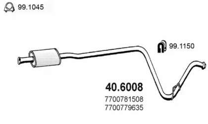 Амортизатор ASSO 40.6008