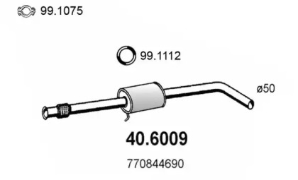 Амортизатор ASSO 40.6009