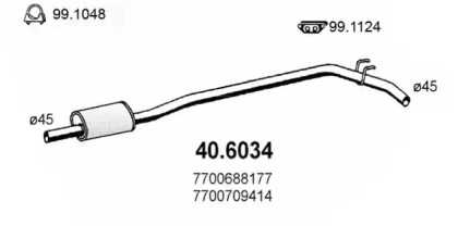 Амортизатор ASSO 40.6034