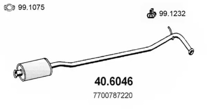 Амортизатор ASSO 40.6046