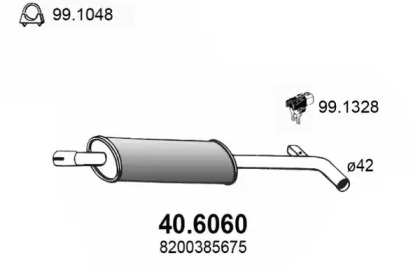 Амортизатор ASSO 40.6060