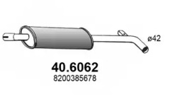 Амортизатор ASSO 40.6062