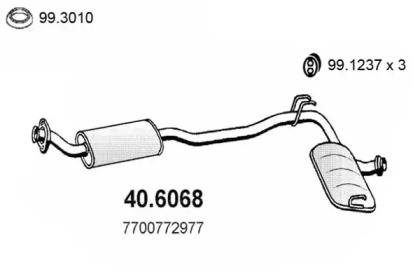 Амортизатор ASSO 40.6068