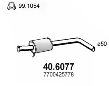 Амортизатор ASSO 40.6077