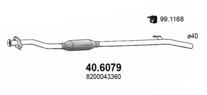 Амортизатор ASSO 40.6079