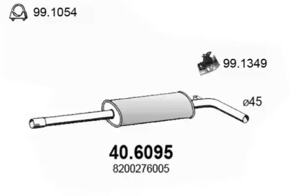 Амортизатор ASSO 40.6095