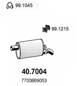 Амортизатор ASSO 40.7004