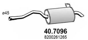 Амортизатор ASSO 40.7096