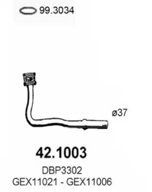 Трубка ASSO 42.1003