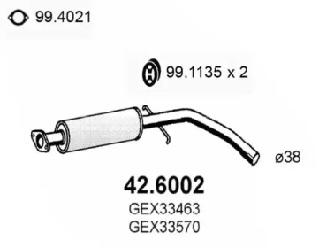 Амортизатор ASSO 42.6002