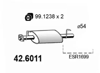 Амортизатор ASSO 42.6011