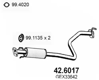 Амортизатор ASSO 42.6017