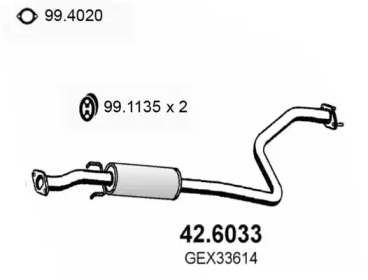 Амортизатор ASSO 42.6033