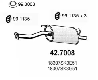 Амортизатор ASSO 42.7008