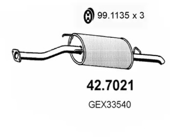 Амортизатор ASSO 42.7021