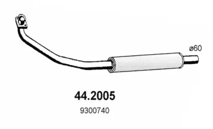 Амортизатор ASSO 44.2005