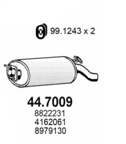 Амортизатор ASSO 44.7009