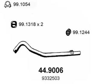 Трубка ASSO 44.9006